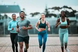 Achieving the Perfect Tone: How Often Should You Exercise for Results? 3 image of man and 3 women doing cardio exercise Hillingdon to help tone and remove fat from the body.
